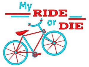 Picture of Ride Ot Die Machine Embroidery Design