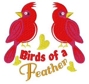 Picture of Birds Of Feather Machine Embroidery Design