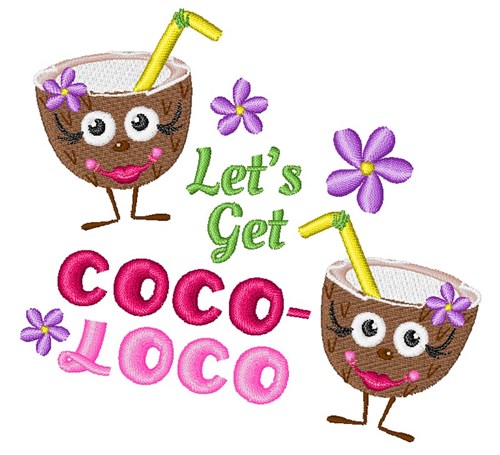 Coco Loco Machine Embroidery Design