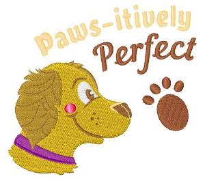 Picture of Paws-itively Perfect Machine Embroidery Design