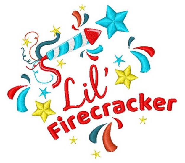 Picture of Lil  Firecracker Machine Embroidery Design