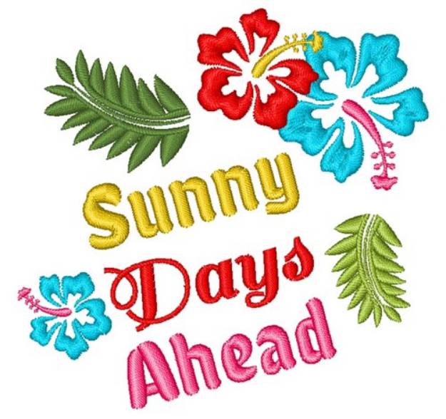Picture of Sunny Days Ahead Machine Embroidery Design