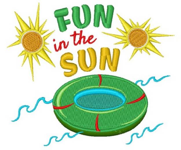 Picture of Fun In Sun Machine Embroidery Design
