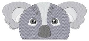 Picture of Koala Pocket Topper Machine Embroidery Design