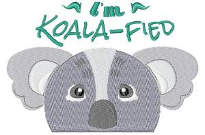 Picture of Im Koala-fied Machine Embroidery Design