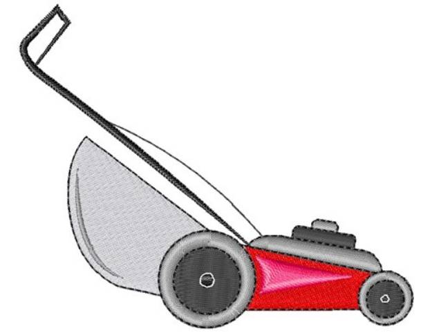 Picture of Lawn Mower Machine Embroidery Design