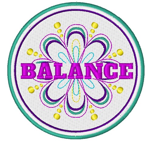 Mandala Balance Machine Embroidery Design
