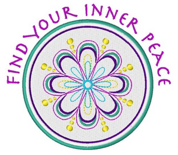 Picture of Inner Peace Machine Embroidery Design