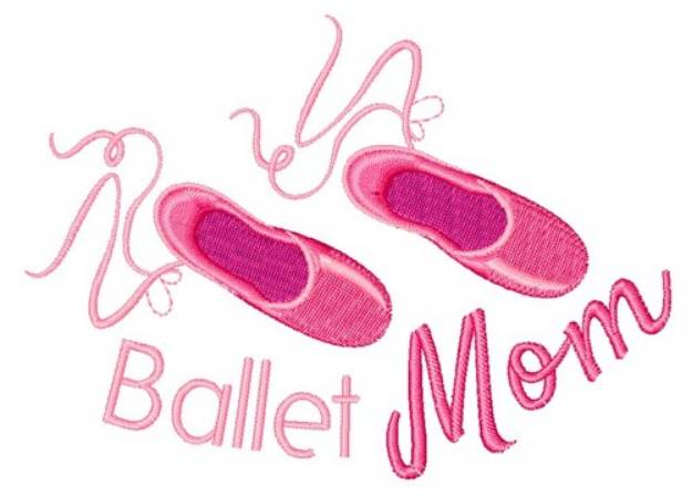 Picture of Ballet Mom Machine Embroidery Design