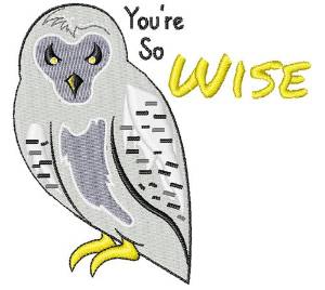 Picture of Youre So Wise Machine Embroidery Design