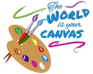 Picture of Your Canvas Machine Embroidery Design