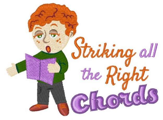 Picture of The Right Chords Machine Embroidery Design