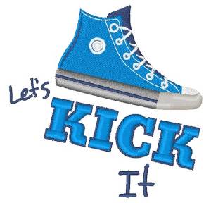 Picture of Lets Kick It Machine Embroidery Design