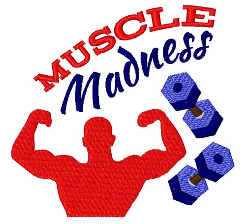 Muscle Madness Machine Embroidery Design