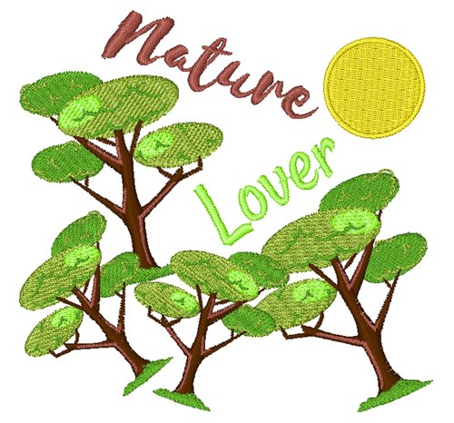 Nature Lover Machine Embroidery Design