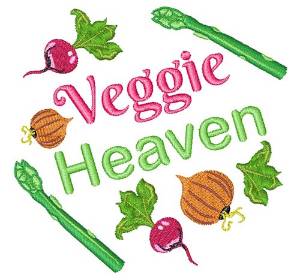 Picture of Veggie Heaven Machine Embroidery Design