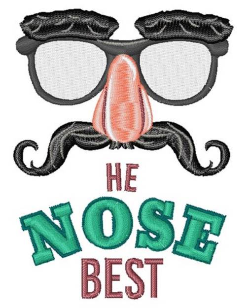 Picture of He NOSE Best Machine Embroidery Design