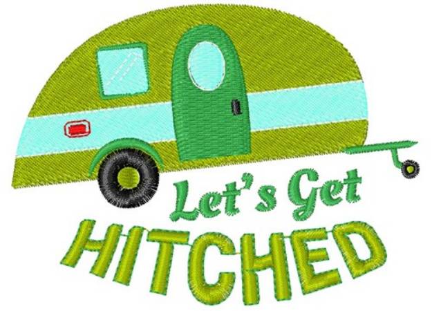 Picture of Camper Let s Get Hitched Machine Embroidery Design