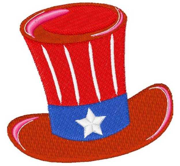 Picture of Fourth Hat Machine Embroidery Design
