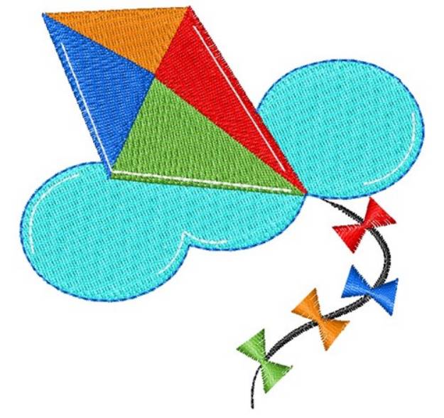 Picture of Kite Machine Embroidery Design
