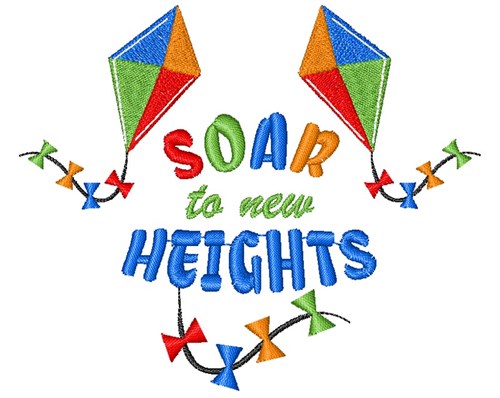 Kite Soar To New Heights Machine Embroidery Design