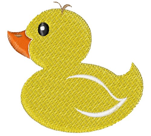 Rubber Duck Machine Embroidery Design