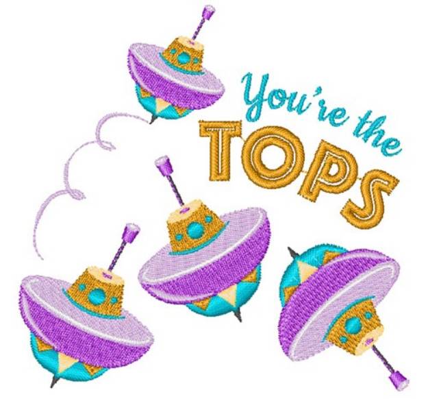 Picture of Top You re The Tops Machine Embroidery Design