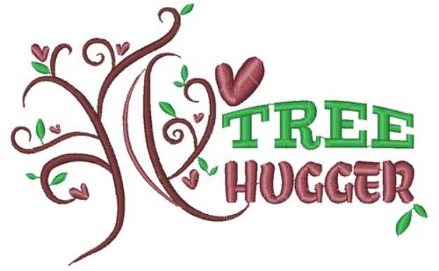 Picture of Tree Tree Hugger Machine Embroidery Design