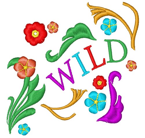 Wild Base Machine Embroidery Design