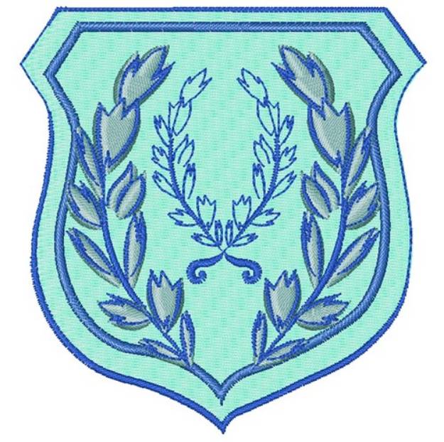 Picture of Blue Crest Base Machine Embroidery Design