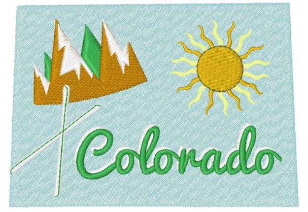 Picture of Colorado Colorado Machine Embroidery Design