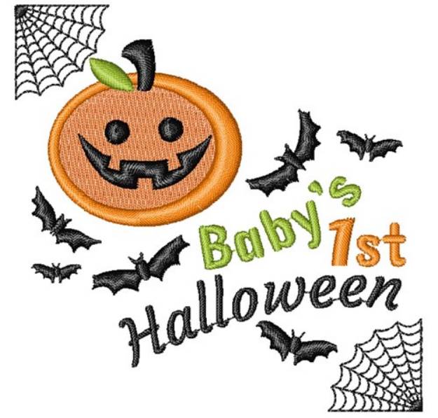 Picture of Halloween Baby s 1st Halloween Machine Embroidery Design