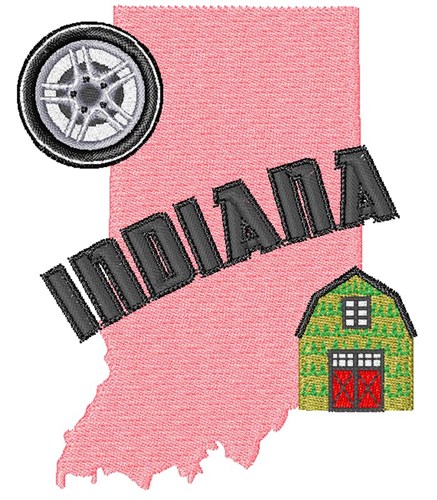Indiana Indiana Machine Embroidery Design