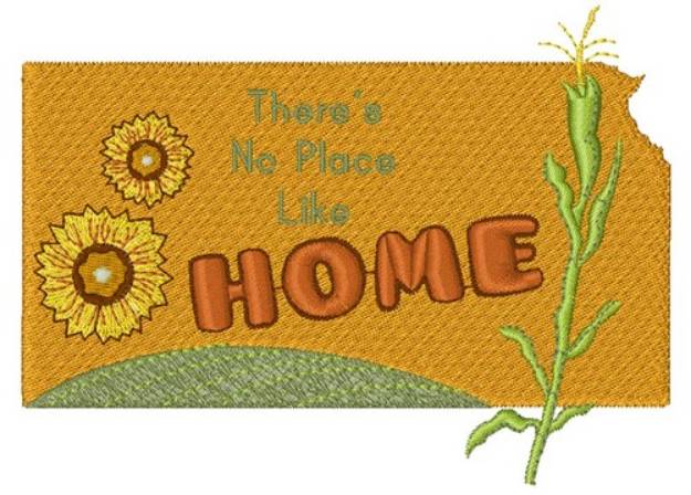 Picture of Kansas There s No Pace Like Home Machine Embroidery Design