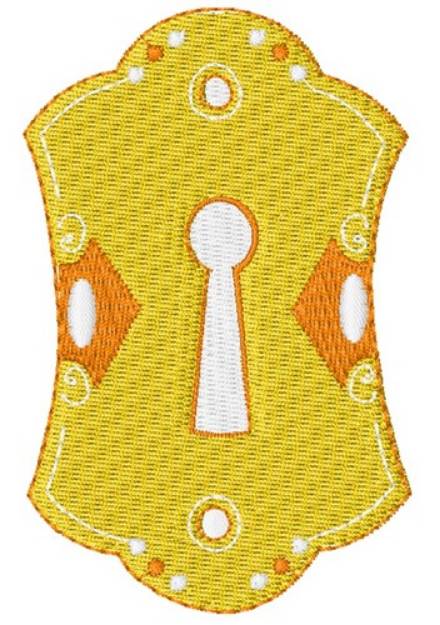 Picture of Key Hole Machine Embroidery Design