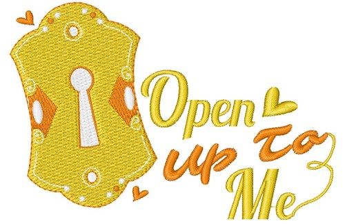 Key Hole Open Up To Me Machine Embroidery Design