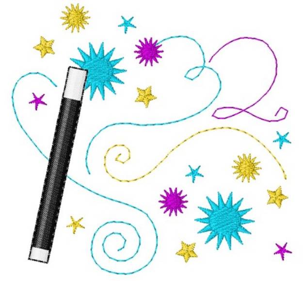 Picture of Magic Wand Base Machine Embroidery Design