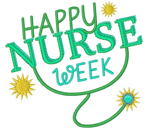 Nurse Happy Nurse Week Machine Embroidery Design