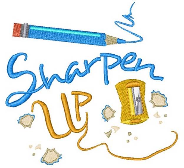 Picture of Pencil Sharpener Sharpen Up Machine Embroidery Design