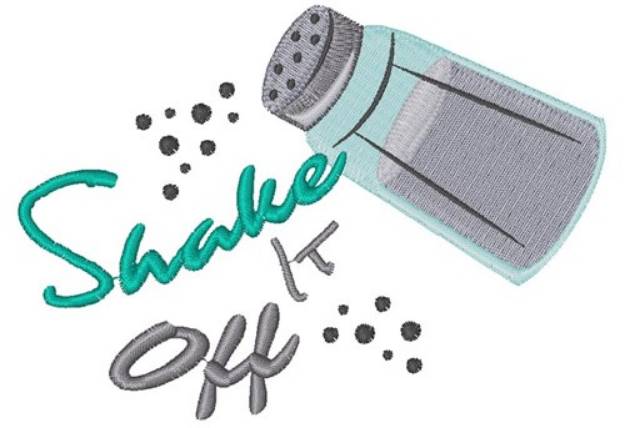 Picture of Pepper Shaker Shake It Off Machine Embroidery Design