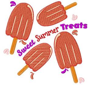 Picture of Popsicle Sweet Summer Treats Machine Embroidery Design