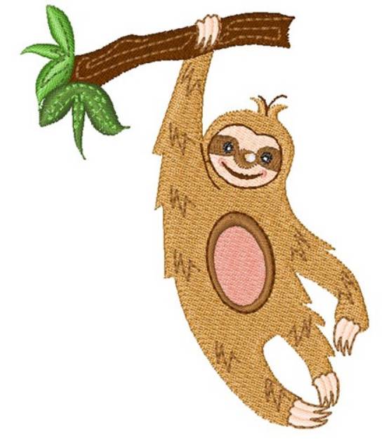 Picture of Sloth Base Machine Embroidery Design