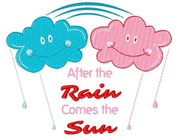 Picture of After The Rain Comes The Sun Machine Embroidery Design