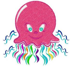 Picture of Jellyfish Machine Embroidery Design