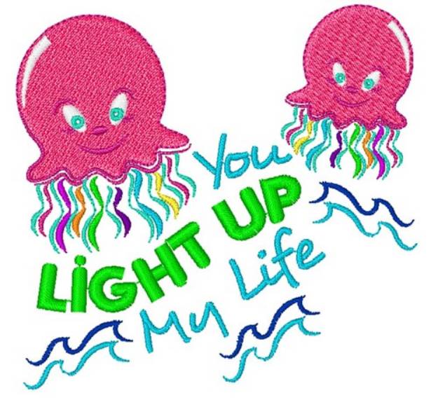 Picture of You Light Up My Life Machine Embroidery Design