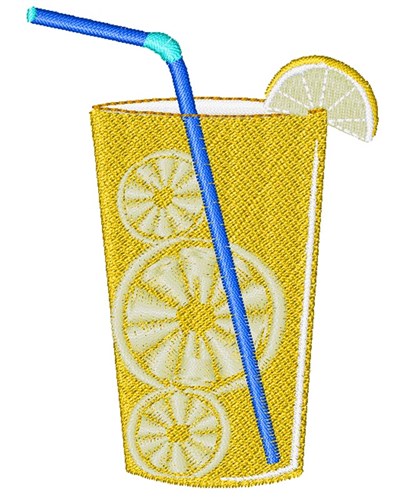 Lemonade Machine Embroidery Design