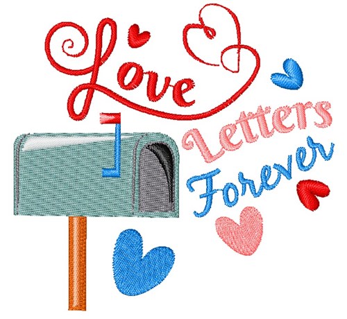 Love Letters Forever Machine Embroidery Design