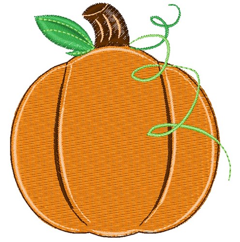 Pumpkin Machine Embroidery Design