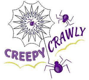Picture of Web Creepy Crawly Machine Embroidery Design