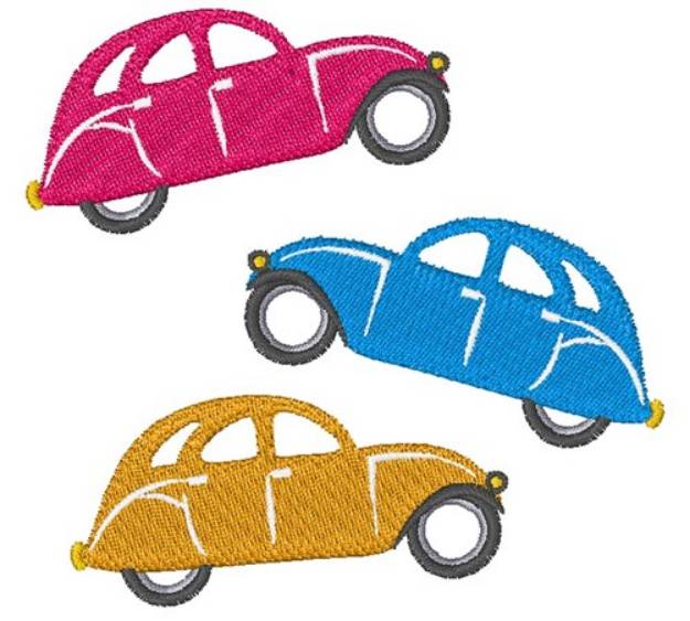 Picture of Cars Machine Embroidery Design